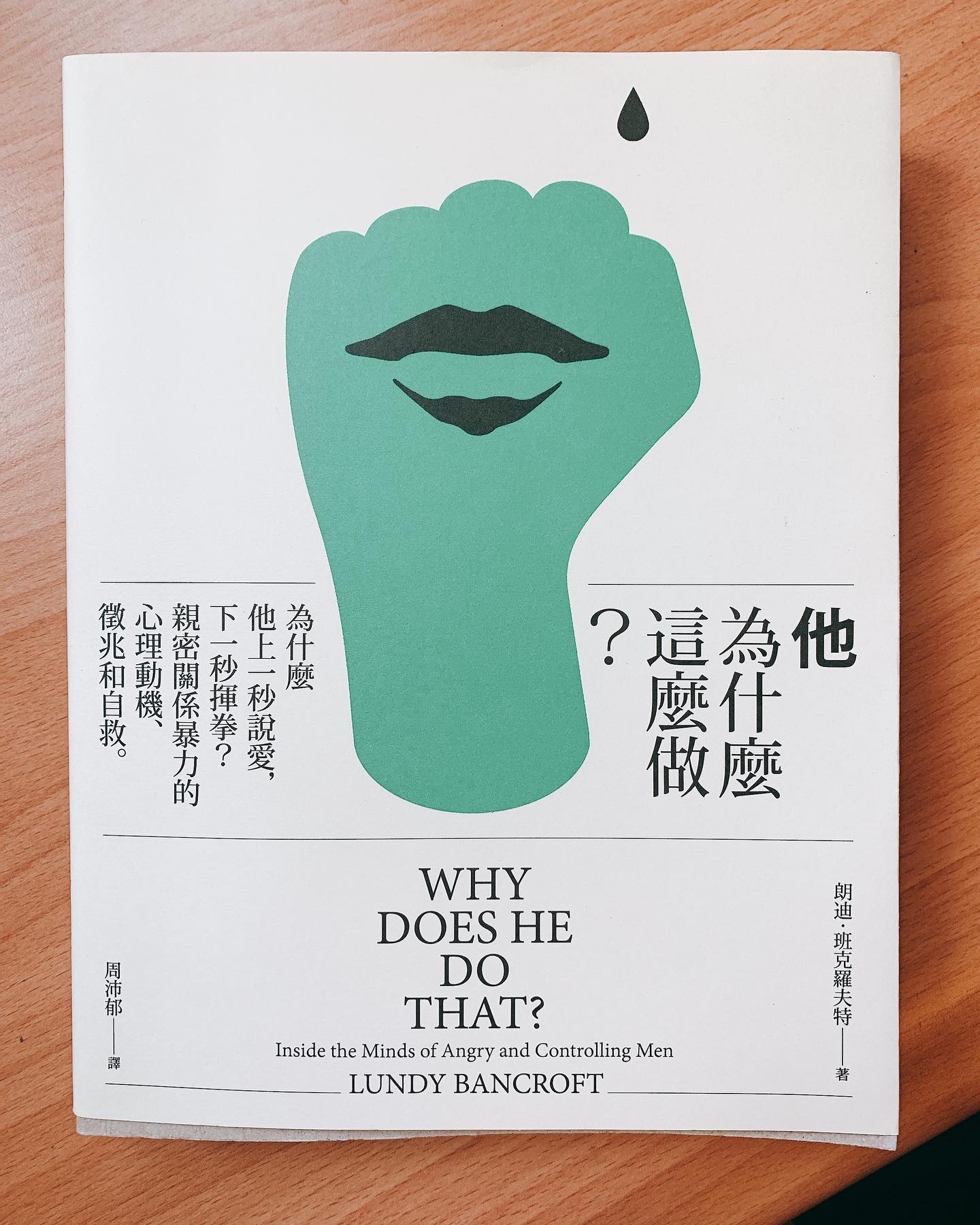 【讀心書：《他為什麼這麼做？：為什麼他上一秒說愛，下一秒揮拳？親密關係暴力的心理動機、徵兆和自救》】